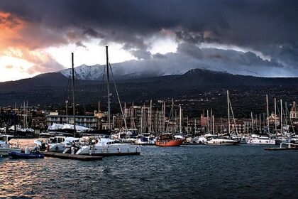 tramonto mare riposto
