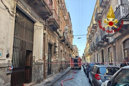 via cilea catania incendio